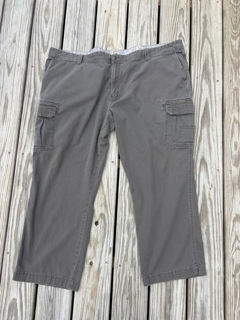 Vintage RedHead Mens Cargo Pants Size 54x30 Chinos Khakis Grey Trail Head Cargo